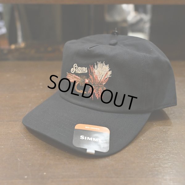 画像1: 【SIMMS】DOUBLE HAUL CAP - BLACK ROYAL WULFF (1)