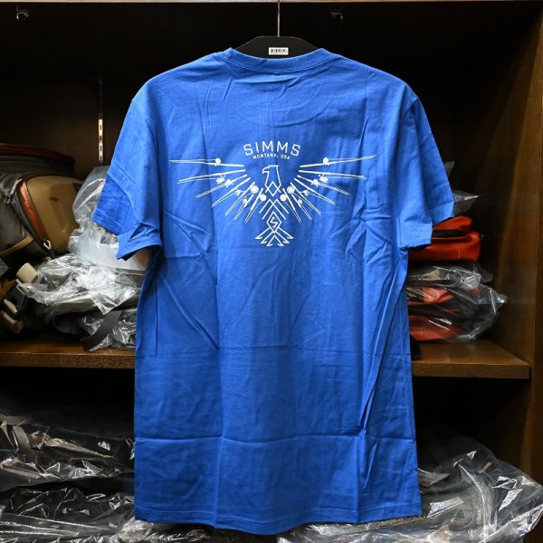 画像2: 【SIMMS】WINGS USA TEE - ROYAL HEATHER(SALE) (2)