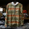 画像1: 【SIMMS】SANTEE FLANNEL HOODY - CLAY/CORK STRIPE(SALE) (1)