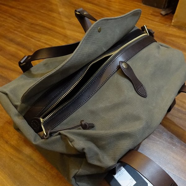 画像4: 【FILSON】MEDIUM RUGGED TWILL DUFFLE BAG - OTTER GREEN (4)