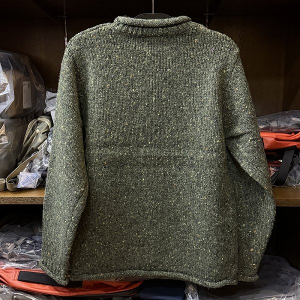 画像2: 【Aran Woollen Mills】Raheen Tweed Roll Neck Mens Sweater (2)