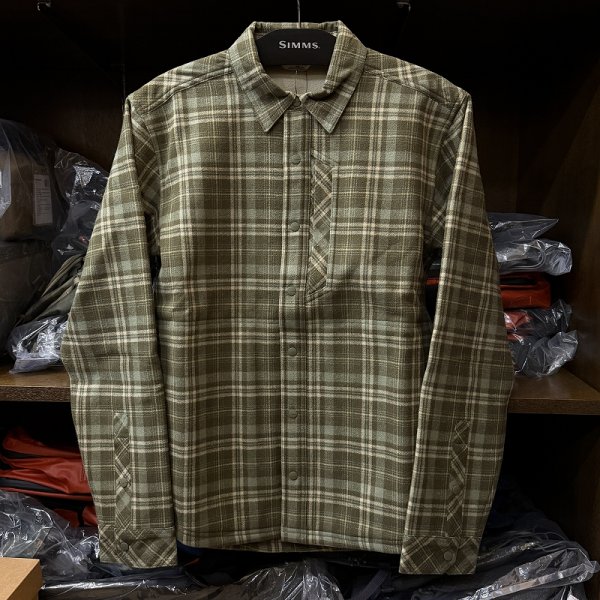 画像1: 【SIMMS】COLDWEATHER SHACKET -  Schooner Plaid Loden (1)