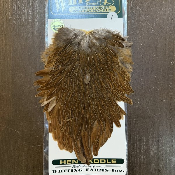 画像2: 【Whiting】HEBERT Hen Saddle - WILD TYPE BROWN (2)