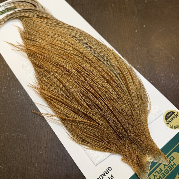 画像4: 【WHITING】Hebert ROOSTER CAPE Pro Grade - BARRED Medium Ginger No.1 (4)