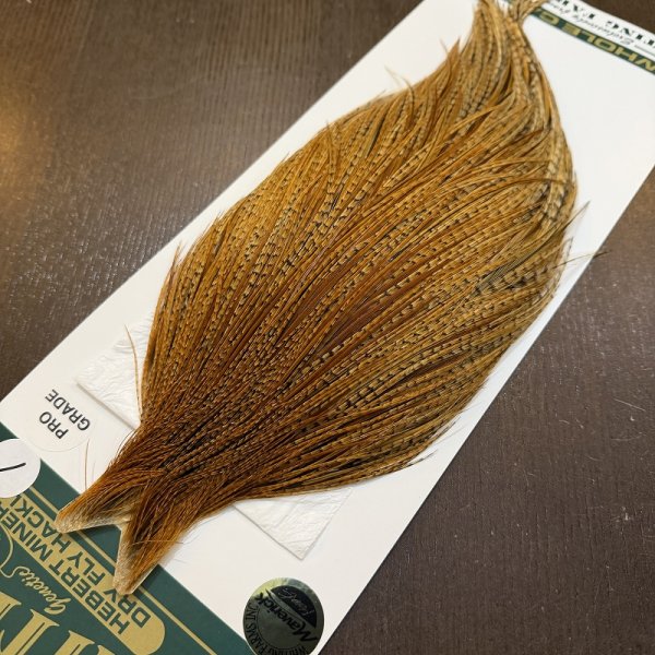 画像3: 【WHITING】Hebert ROOSTER CAPE Pro Grade - BARRED DARK Ginger No.1 (3)