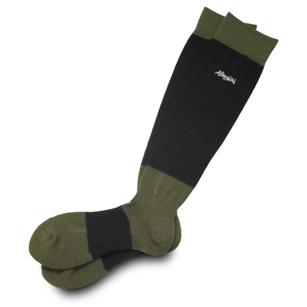 画像1: 【Afterglow】MERINO WOOL LONG SOCKS TL / メリノウールロングソックス ティンバーライン (1)