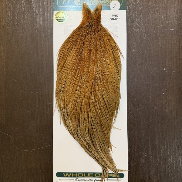 画像1: 【WHITING】Hebert ROOSTER CAPE Pro Grade - BARRED DARK Ginger No.1 (1)