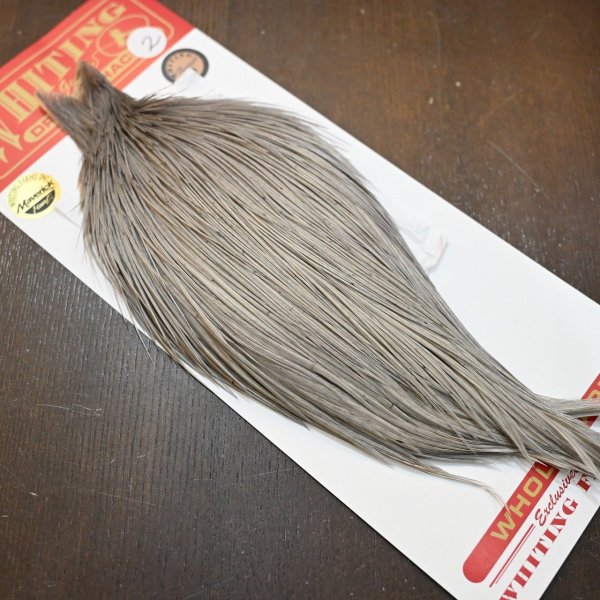 画像2: 【Whiting】ROOSTER CAPE BRONZE Grade - Medium Dun No.2 (2)