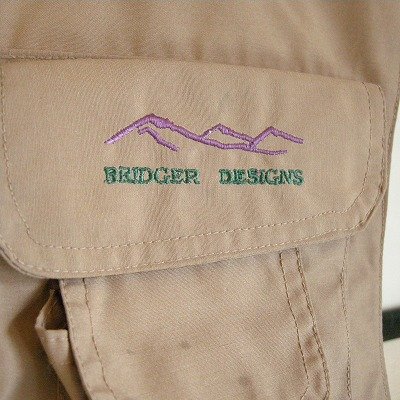 画像3: 【BRIDGER DESIGNS】FISHING VEST(L)デッドストック