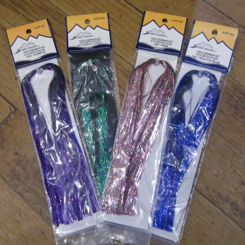 1/64" HOLOGRAPHIC MYLAR MOTION by Spirit River Fly Tying 