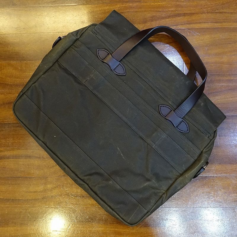 FILSON】24-HOUR TIN CLOTH BRIEFCASE - Otter Green