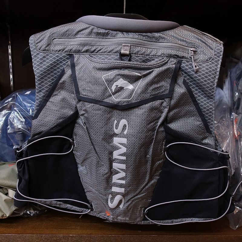 Simms Flyweight Vest - Smoke - S/M