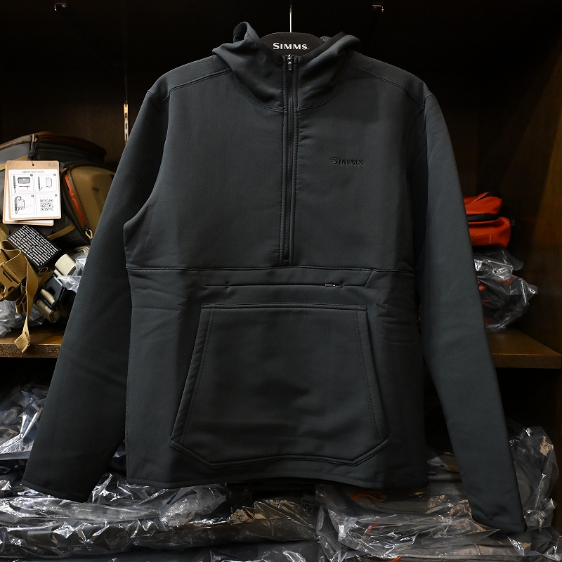 SIMMS Strata 330 Half-Zip Midlayer Hoody - BLACK