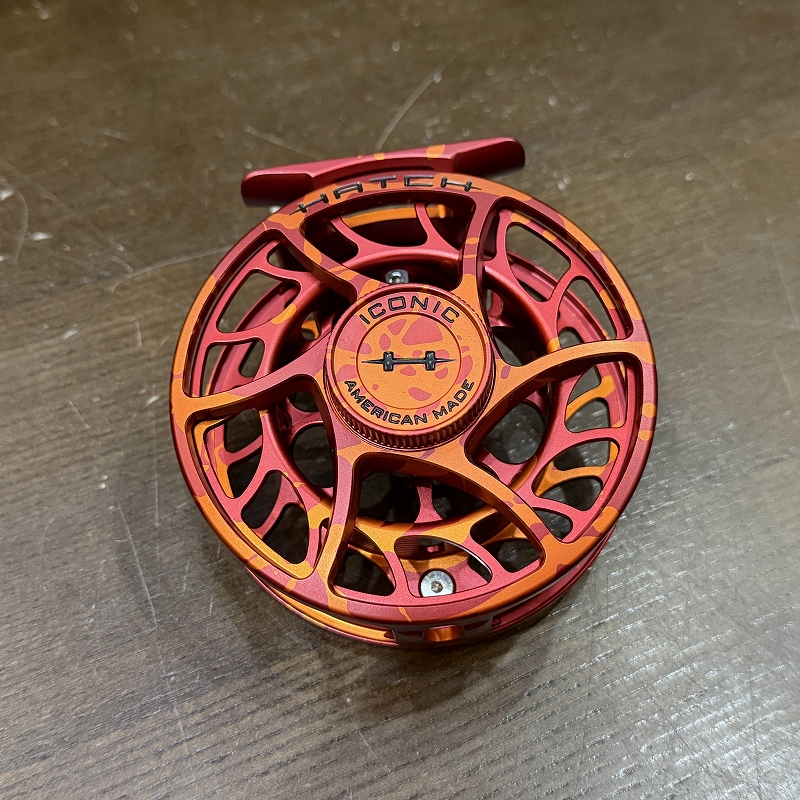 HATCH ICONIC 5 PLUS REEL LA - MAGMA RED ORANGE