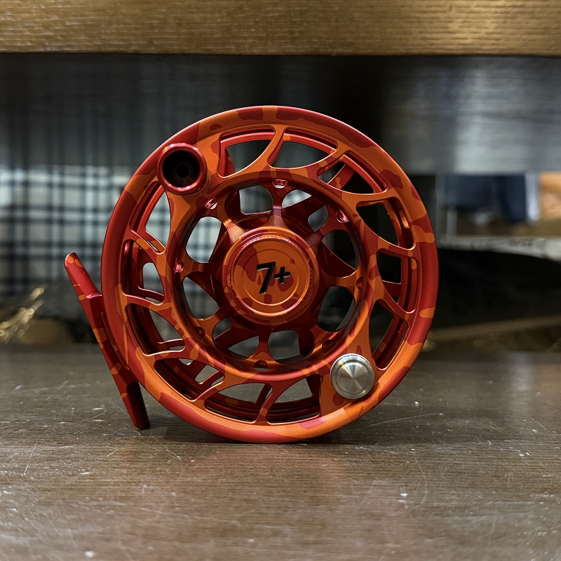赤龍紋 小型 HATCH ICONIC 7 PLUS REEL LA - MAGMA RED ORANGE